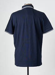 Polo bleu SELECTED pour homme seconde vue