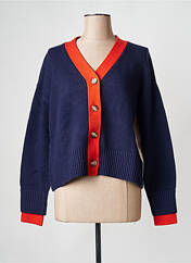 Gilet manches longues orange STELLA FOREST pour femme seconde vue