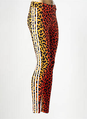 Legging orange ADIDAS femme