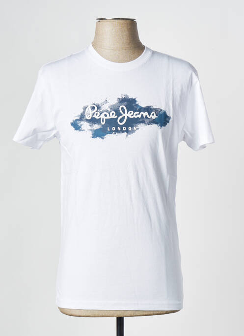 T-shirt blanc PEPE JEANS pour homme