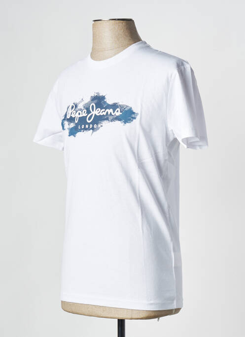 T-shirt blanc PEPE JEANS pour homme
