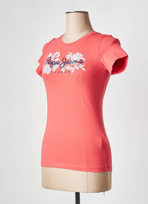 T-shirt rouge PEPE JEANS pour femme