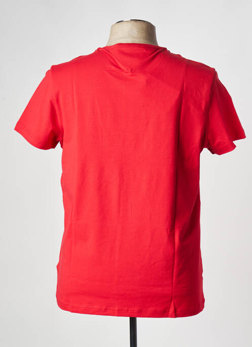 T-shirt rouge TOMMY HILFIGER pour homme