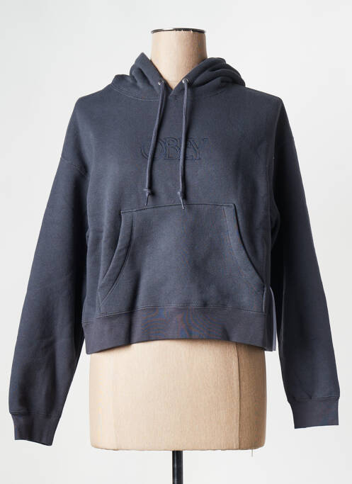 Sweat-shirt bleu OBEY pour femme