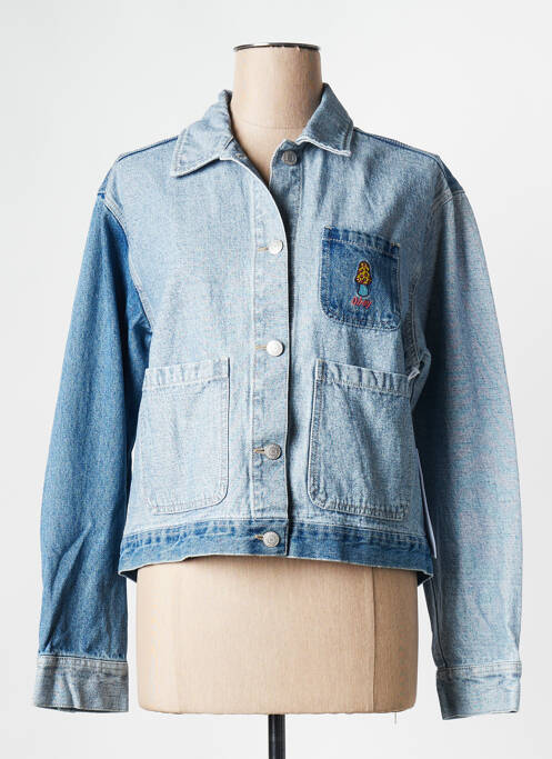 Veste en jean bleu OBEY pour femme