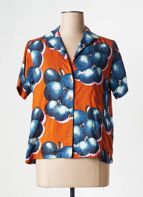 Chemisier orange OBEY pour femme