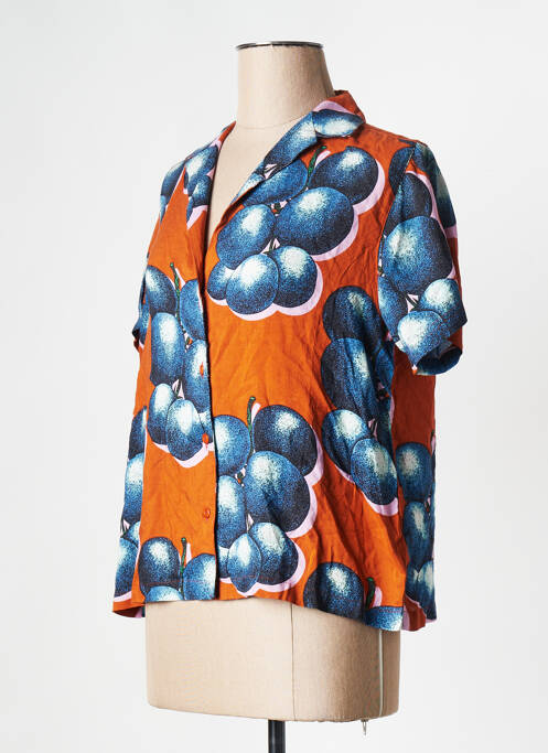 Chemisier orange OBEY pour femme