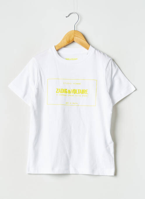 T-shirt blanc ZADIG & VOLTAIRE pour garçon