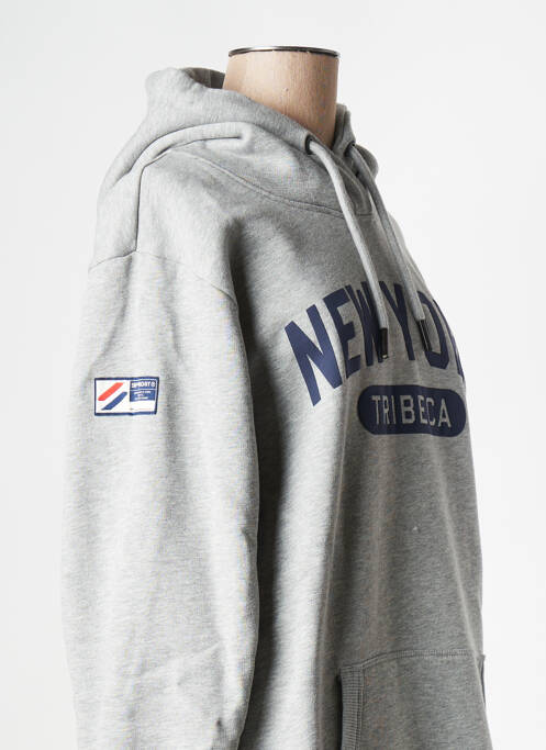 Sweat-shirt gris SUPERDRY pour femme