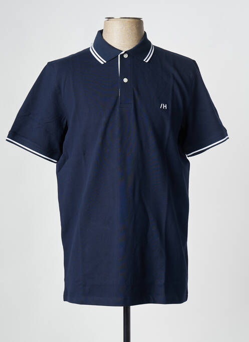 Polo bleu SELECTED pour homme