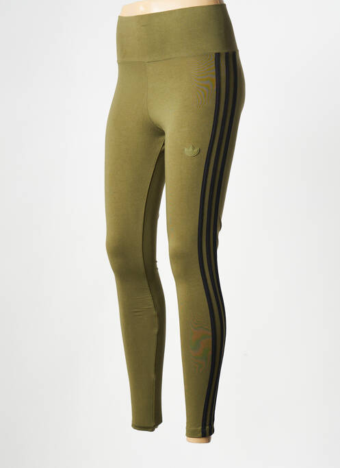 Legging kaki ADIDAS pour femme