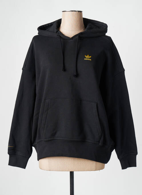 Sweat-shirt noir ADIDAS pour femme