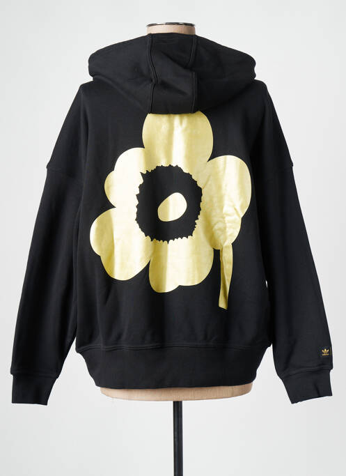 Sweat-shirt noir ADIDAS pour femme