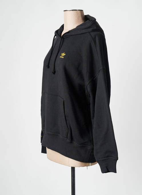 Sweat-shirt noir ADIDAS pour femme