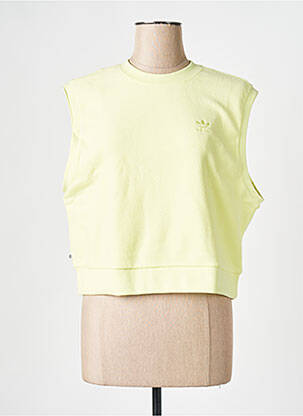 Sweat-shirt vert ADIDAS femme