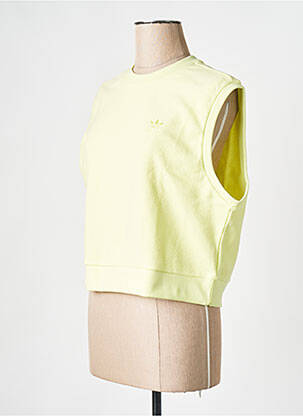 Sweat-shirt vert ADIDAS femme