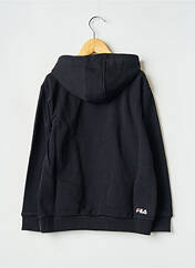 Sweat-shirt à capuche noir FILA pour garçon seconde vue