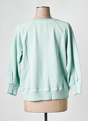 Sweat-shirt col rond vert LEON & HARPER femme