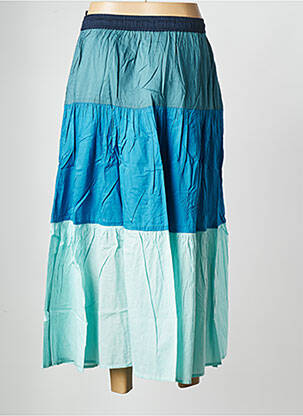 Jupe longue bleu LEON & HARPER femme
