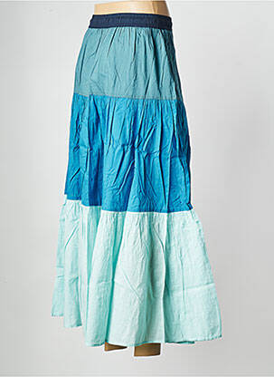 Jupe longue bleu LEON & HARPER femme