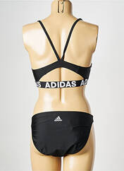 Maillot de bain 2 pièces noir ADIDAS pour femme seconde vue