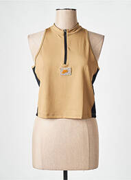 Top beige NIKE femme