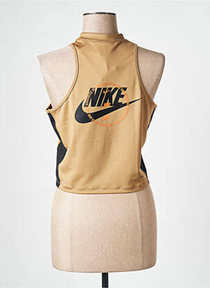 Top beige NIKE femme