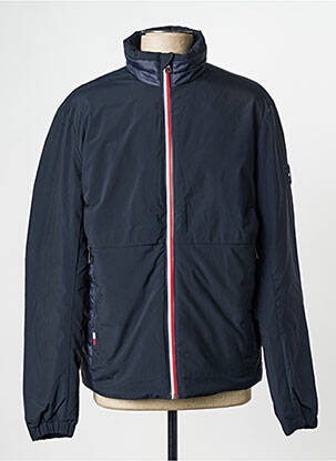 Veste casual col col montant bleu TOMMY HILFIGER homme
