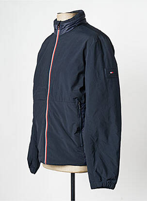 Veste casual col col montant bleu TOMMY HILFIGER homme