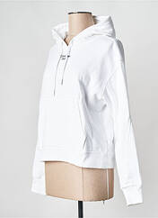Sweat-shirt à capuche blanc CALVIN KLEIN pour femme seconde vue