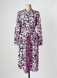 Robe mi-longue rose MSCH COPENHAGEN femme
