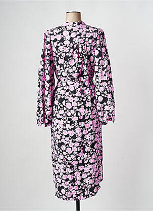 Robe mi-longue rose MSCH COPENHAGEN femme
