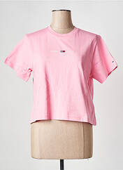 T-shirt rose TOMMY HILFIGER pour femme seconde vue
