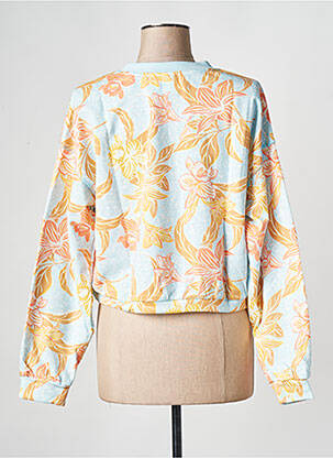 Sweat-shirt col rond jaune ROXY femme