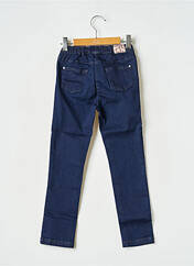 Jeans coupe slim bleu PETIT BATEAU pour fille seconde vue