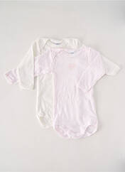 Body lingerie blanc PETIT BATEAU pour enfant seconde vue