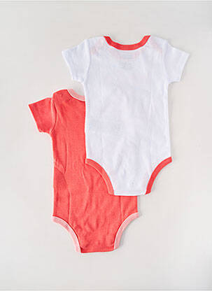 Body lingerie col rond rose LEVIS enfant