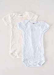 Body lingerie blanc PETIT BATEAU pour enfant seconde vue
