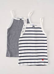 Débardeur gris PETIT BATEAU pour fille seconde vue