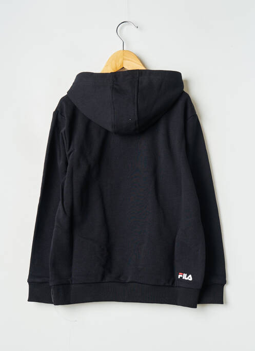 Sweat-shirt à capuche noir FILA pour garçon