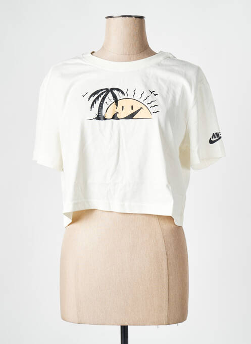 T-shirt beige NIKE pour femme