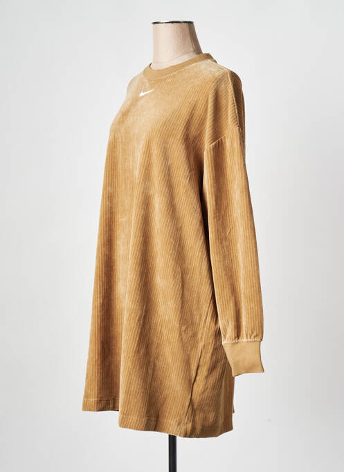 Robe courte beige NIKE pour femme