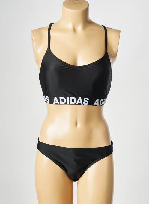 Maillot de bain 2 pièces noir ADIDAS pour femme