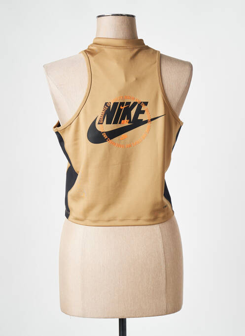Top beige NIKE femme