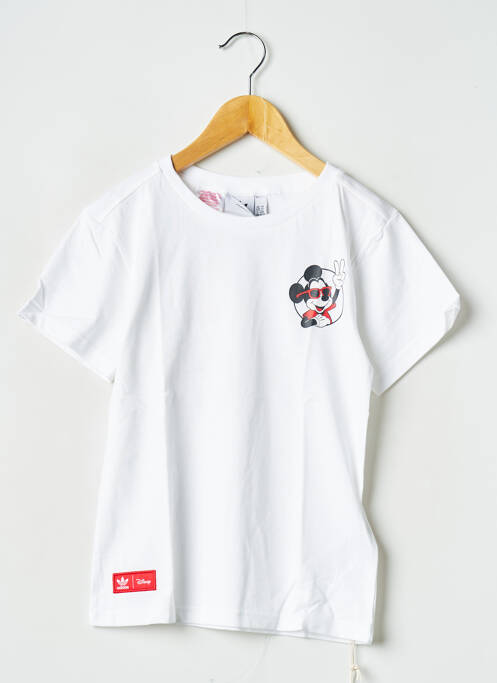 T-shirt blanc ADIDAS pour enfant