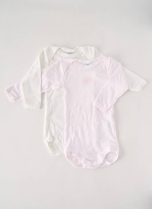 Body lingerie blanc PETIT BATEAU pour enfant