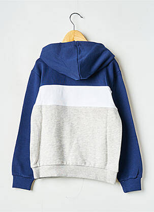 Sweat-shirt à capuche col rond gris FILA garçon