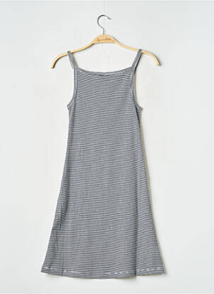 Robe mi-longue col rond noir PETIT BATEAU femme