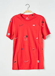 T-shirt rouge NIKE homme