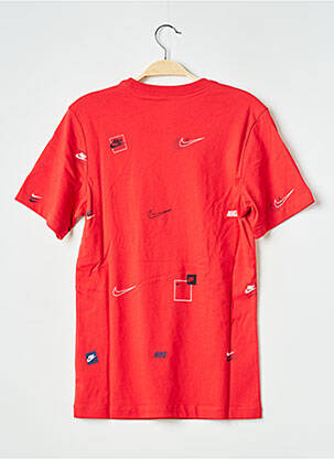 T-shirt rouge NIKE homme
